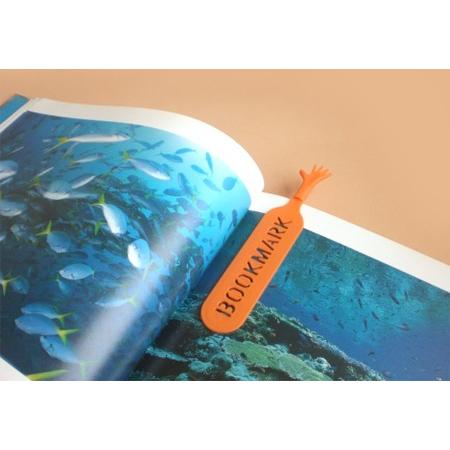 【2枚セット】本から手が飛び出して見えるしおりブックマーク / ハッピーハンドブックマーク / 退職お礼・お返しギフト・結婚式プチギフトに |  | 07