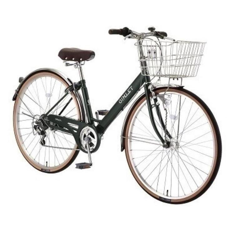 Gimlet 自転車 ホワイト サカモトテクノ 27インチ ギムレット 外装6段