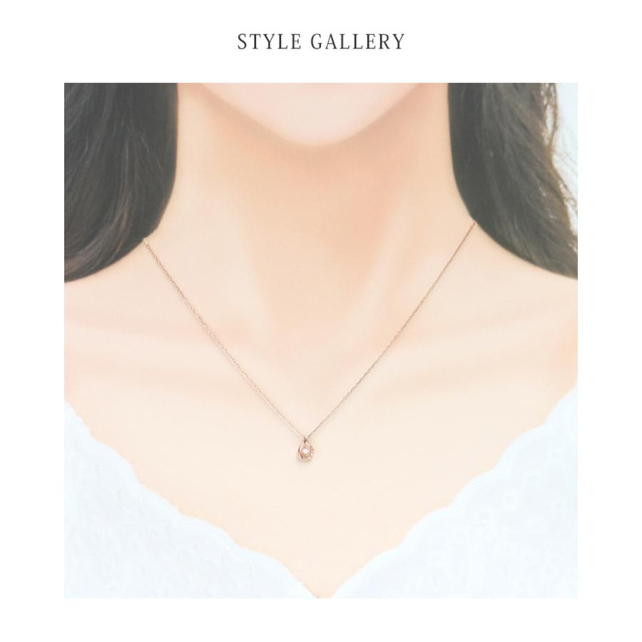 リボン済＆紙袋 4℃ ヨンドシー 正規品 ネックレス レディース しずくモチーフ ペンダント 4ドシー プレゼント アクセサリー | 4℃ | 03