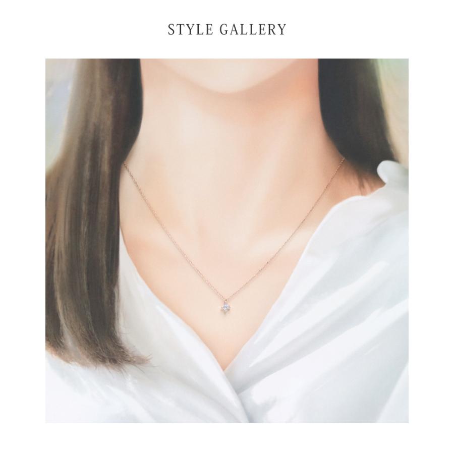 4°c ネックレス ヨンドシー 4℃ フラワーモチーフネックレス ペンダント 4ドシー 4度 4c プレゼント アクセサリー ジュエリー K10ピンクゴールド クリスマス ネックレス 0mm