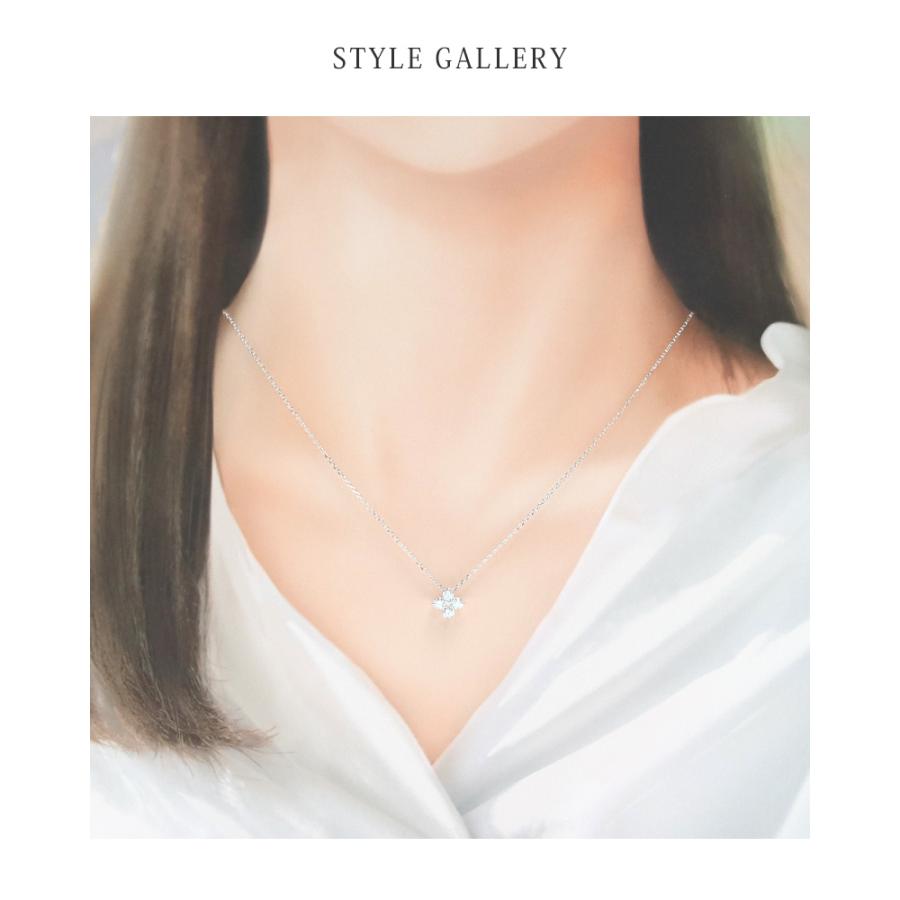 リボン済＆紙袋 4℃ ヨンドシー 正規品 ネックレス レディース フラワーモチーフ ペンダント 4ドシー アクセサリー プレゼント | 4℃ | 05