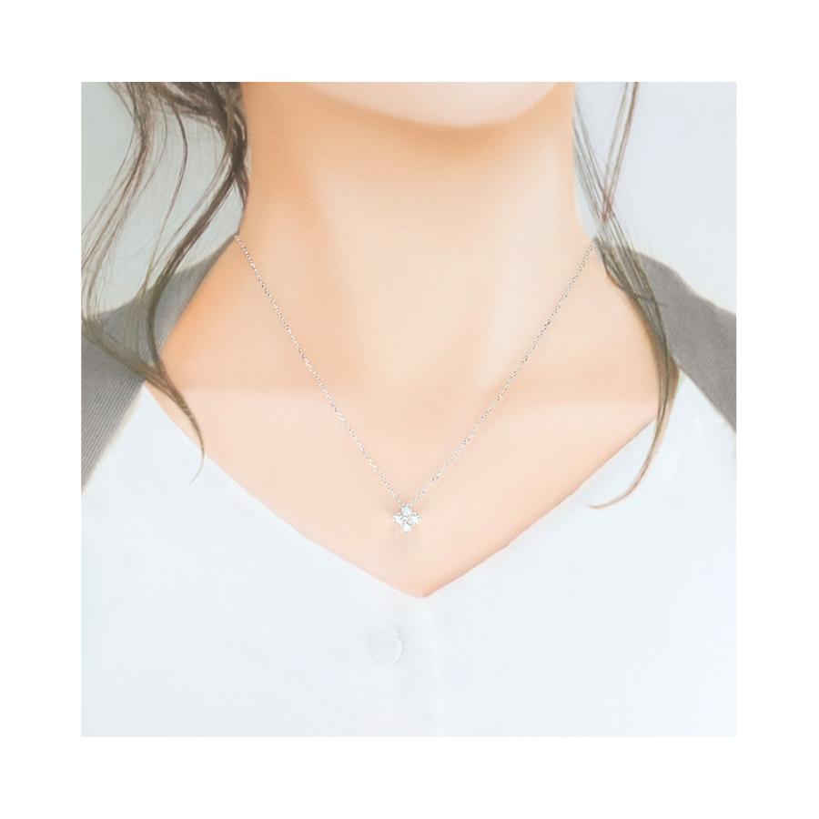 リボン済＆紙袋 4℃ ヨンドシー 正規品 ネックレス レディース フラワーモチーフ ペンダント 4ドシー アクセサリー プレゼント | 4℃ | 06