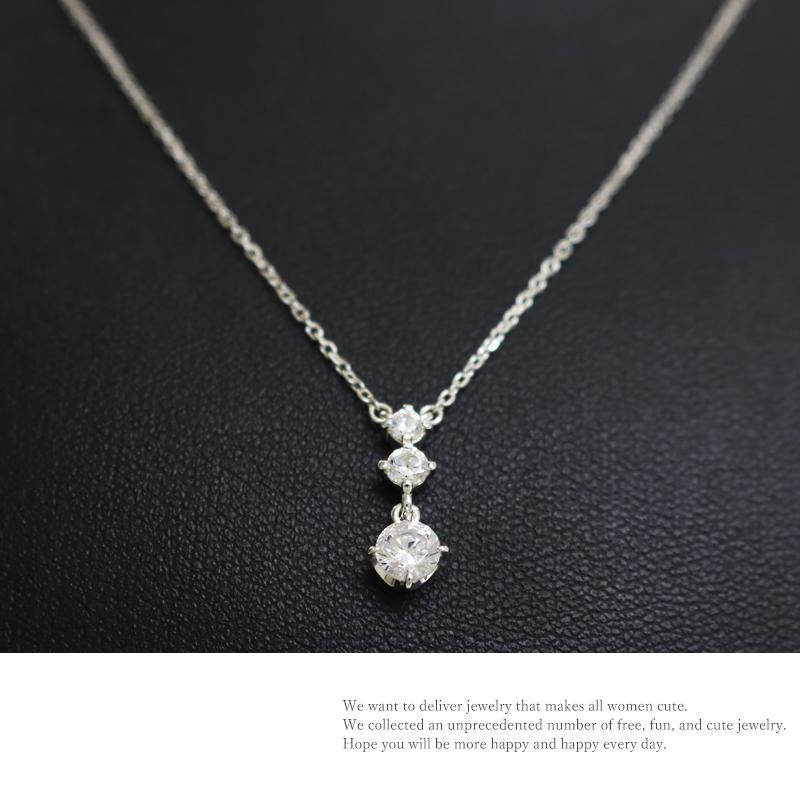 リボン済＆紙袋 4℃ ネックレス ヨンドシー 正規品 レディース ペンダント アクセサリー ジュエリー エターナルシルバーネックレス | 4℃ | 10