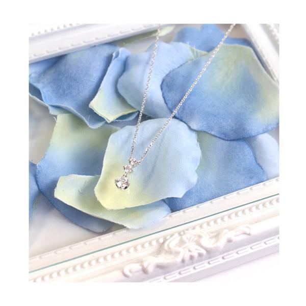 リボン済＆紙袋 4℃ ネックレス ヨンドシー 正規品 レディース ペンダント アクセサリー ジュエリー エターナルシルバーネックレス | 4℃ | 07