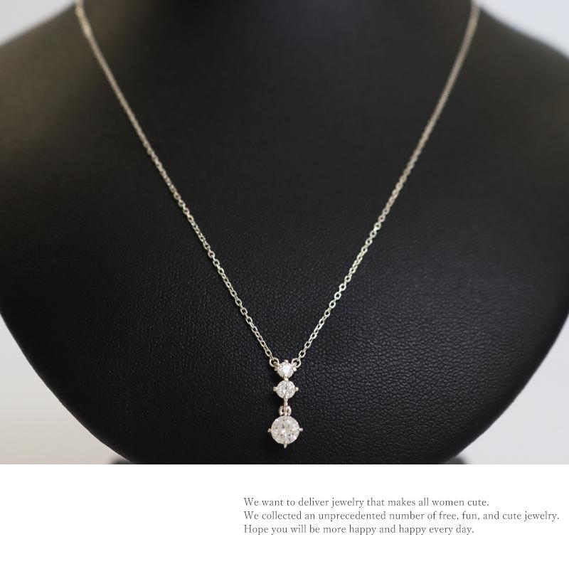 リボン済＆紙袋 4℃ ネックレス ヨンドシー 正規品 レディース ペンダント アクセサリー ジュエリー エターナルシルバーネックレス | 4℃ | 09