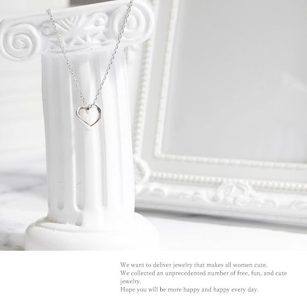 リボン済＆紙袋 4℃ ネックレス ヨンドシー 正規品 レディース 1月誕生石 ハートモチーフネックレス ペンダント 4ドシー | 4℃ | 03