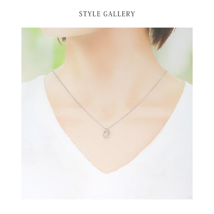 リボン済＆紙袋 4℃ ネックレス ヨンドシー 正規品 レディース しずくモチーフ ペンダント 1月誕生石 4ドシー プレゼント | 4℃ | 04