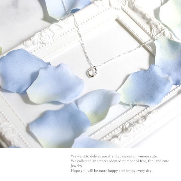 リボン済＆紙袋 4℃ ネックレス ヨンドシー 正規品 レディース しずくモチーフ ペンダント 1月誕生石 4ドシー プレゼント | 4℃ | 08