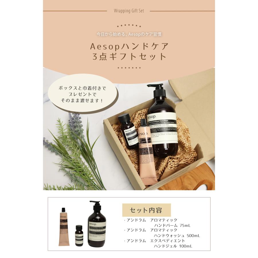 Aesop レスレクション ハンドウォッシュ & ハンドバーム セット 新品 Amazon.co.jp: [セット品] イソップ ギフトボックス アンドラム