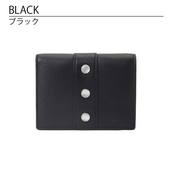 agnès b. 二つ折り財布 ブラック agnes b. アニエスベー VOYAGE ボヤージュ 二つ折り レザー 財布