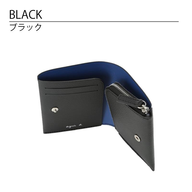 agnes b.（アニエスベー） 財布 二つ折り メンズ 牛革 XAH05-02 agnesb