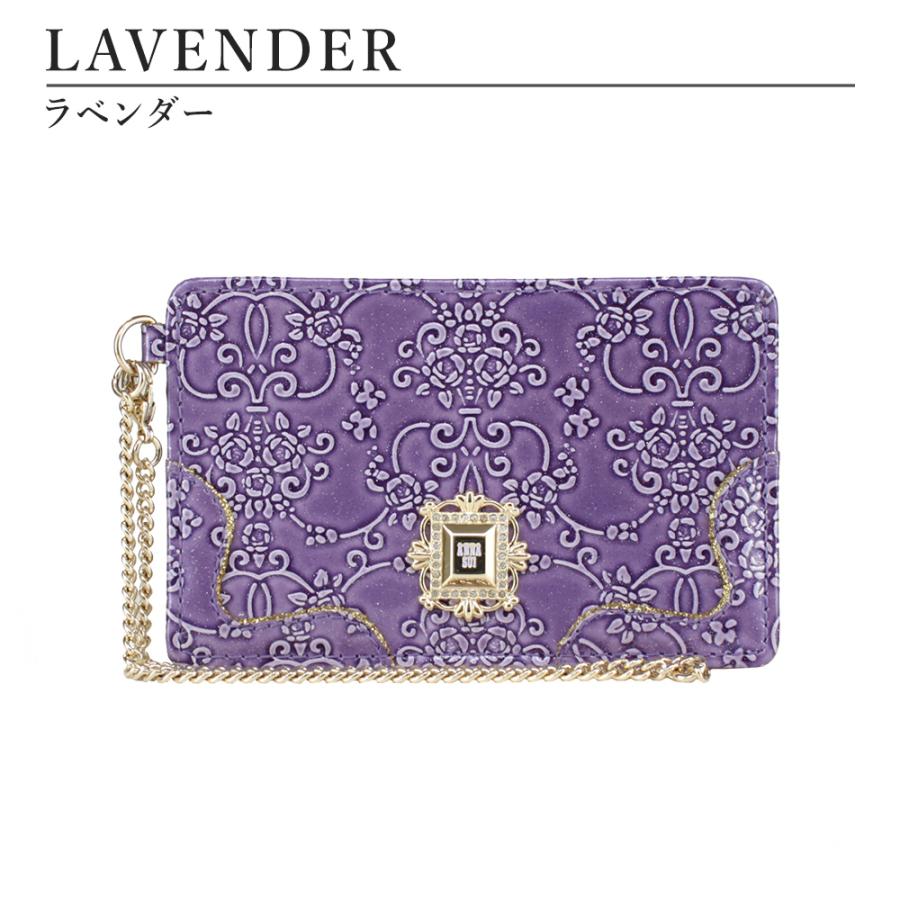 アナスイ 定期入れ パスケース レディース 本皮 ブランド ANNA SUI レザー ルーミー  ギフト 人気 送料無料 | ANNA SUI | 05