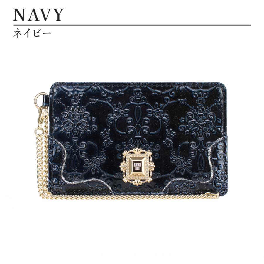 アナスイ 定期入れ パスケース レディース 本皮 ブランド ANNA SUI レザー ルーミー  ギフト 人気 送料無料 | ANNA SUI | 08
