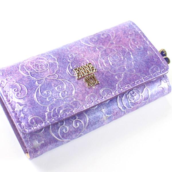 アナスイ ANNA SUI レディース キーケース キーリング ブランド 本皮 レザー ローズハート 317984 喜ばれるギフト | ANNA SUI | 17