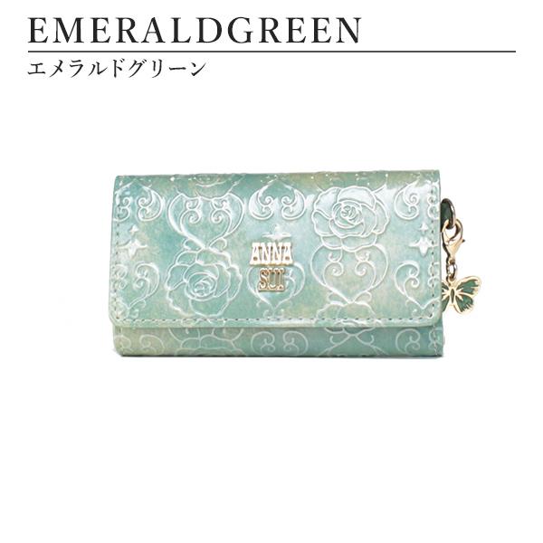 アナスイ ANNA SUI レディース キーケース キーリング ブランド 本皮 レザー ローズハート 317984 喜ばれるギフト | ANNA SUI | 02