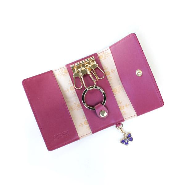 アナスイ ANNA SUI レディース キーケース キーリング ブランド 本皮 レザー ローズハート 317984 喜ばれるギフト | ANNA SUI | 09