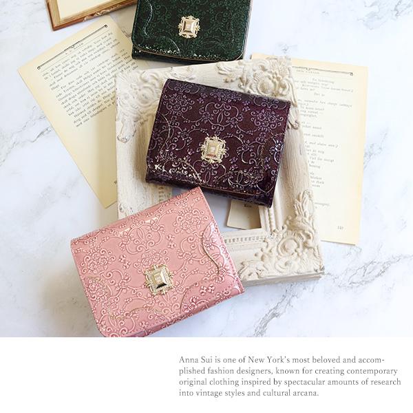 アナスイ ANNASUI 財布 レディース 折財布 外口金2つ折り財布  