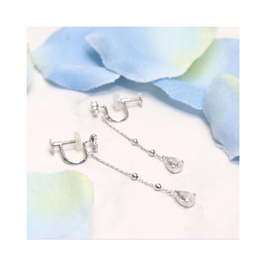 リボン済＆紙袋 4℃ イヤリング カナル ヨンドシー 正規品 レディース canal4℃ 4ドシー シルバー ロジウムコーティング