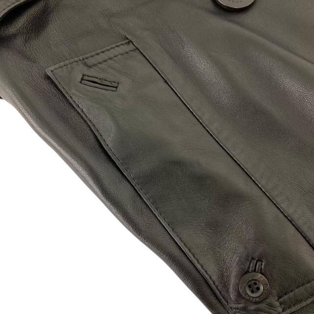 アクアスキュータム/ラムレザー/トレンチコート/ロングコート/羊革