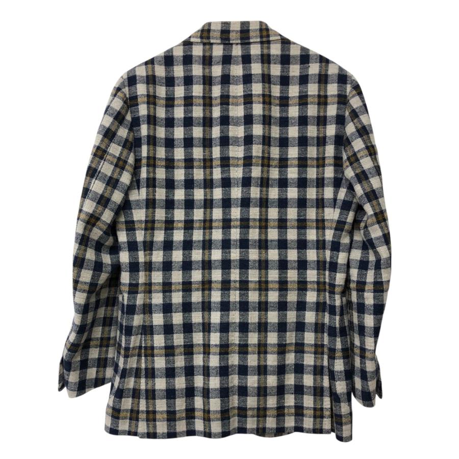美品/STILE LATINO/スティレラティーノ/GUVINCENZO/リネン混/3B段返し 