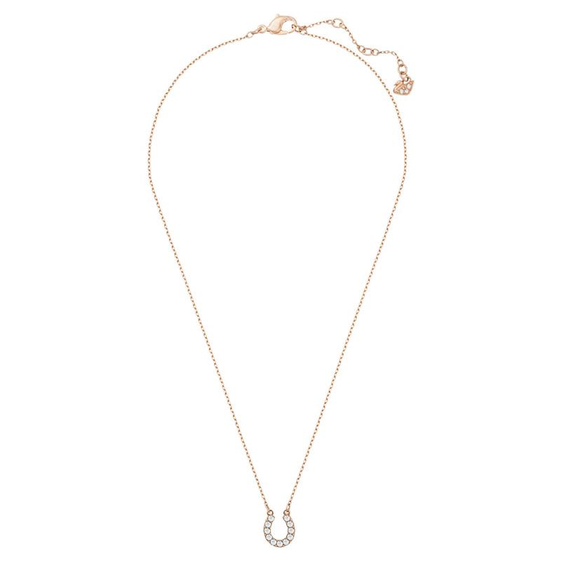 SWAROVSKI スワロフスキー ネックレス ペンダント ホワイト 馬蹄