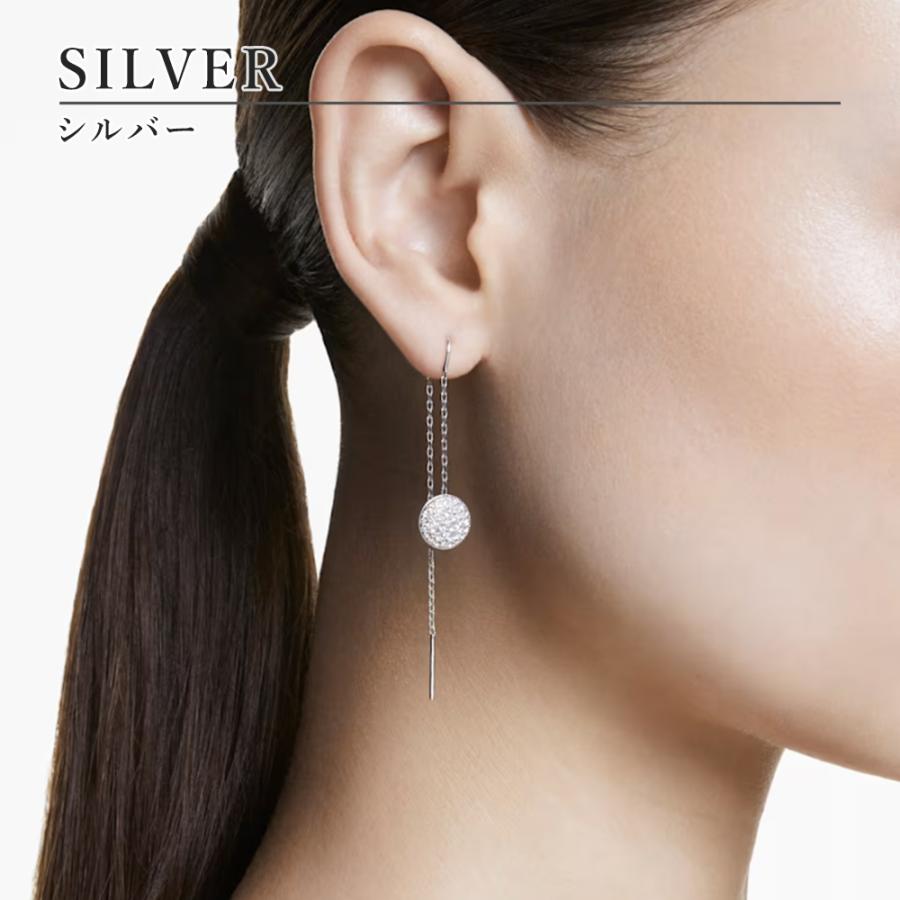 SWAROVSKI スワロフスキー Meteora ドロップ ピアス 純正ギフト包装 