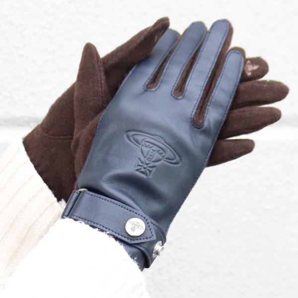 ヴィヴィアンウエストウッド　レザー手袋　【美品】　タッチパネル Vivienne Westwood - 《ヴィヴィアンウエストウッド》新品
