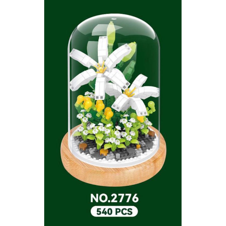 永遠の花】ナノブロック互換 おもちゃ 思い出 プレゼント 贈り物