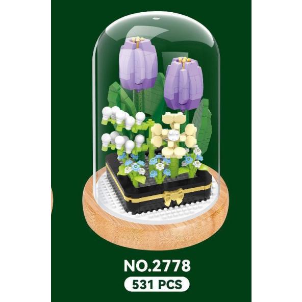 永遠の花】ナノブロック互換 おもちゃ 思い出 プレゼント 贈り物