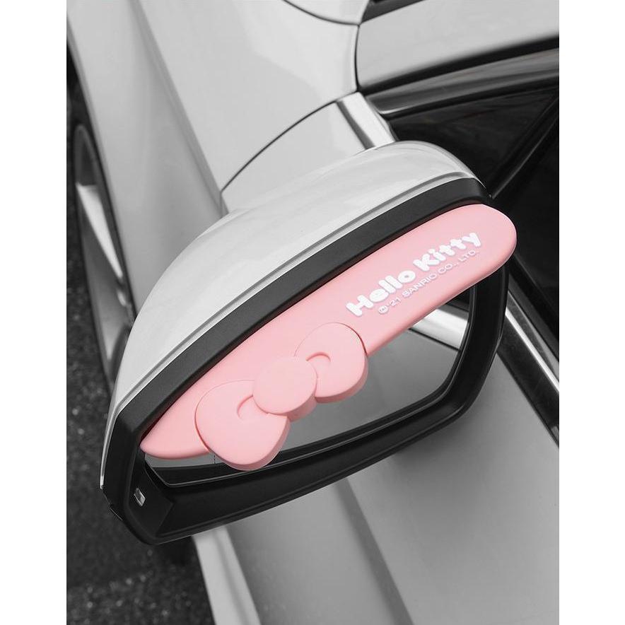 新商品 ハローキティ ミラーバイザー 汎用 かわいい 2枚セット : 呉竹