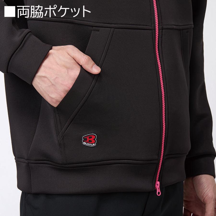 【2025 新商品】バートル BURTLE 4110 エアーテックジップフーディ 保温 ストレッチ ダンボールニット フード パーカー 吸汗速乾 リミテッド 限定  送料無料 | BURTLE | 09