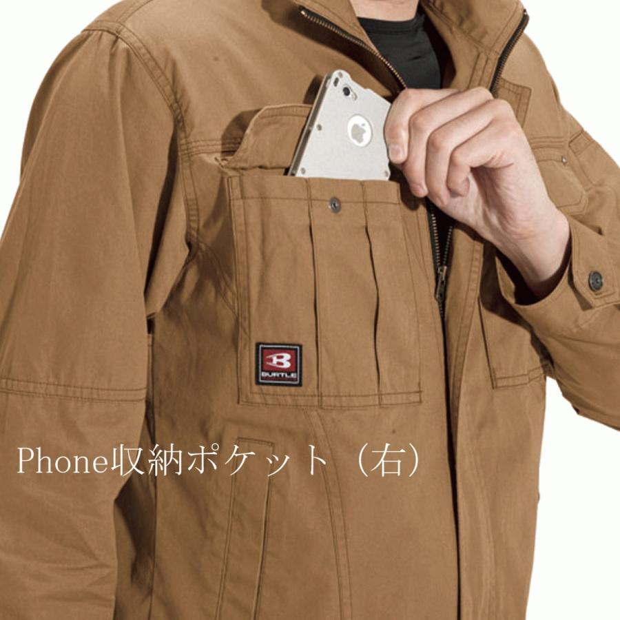 バートル BURTLE 8031 ジャケット ツイルクロス 製品洗い 綿 100％ 防縮性 吸汗性 送料無料｜ctclub｜08