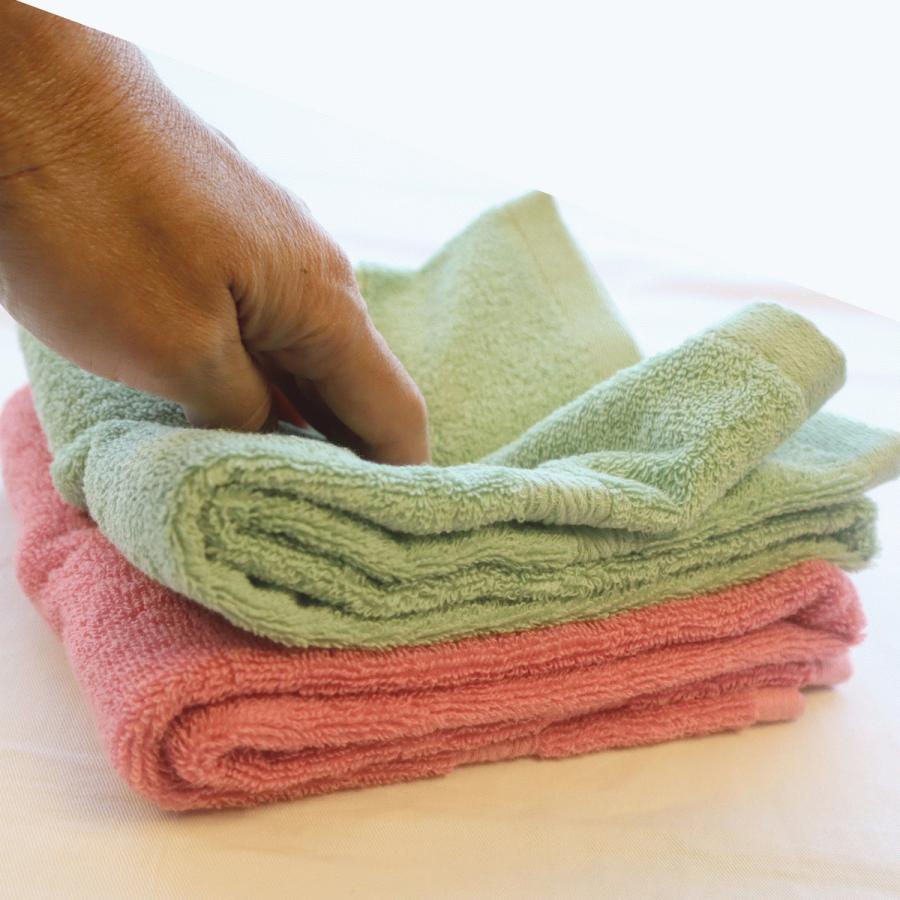 お試し 1枚 しっかり 吸水 フェイスタオル 360匁 34×80cm浴用 カラー