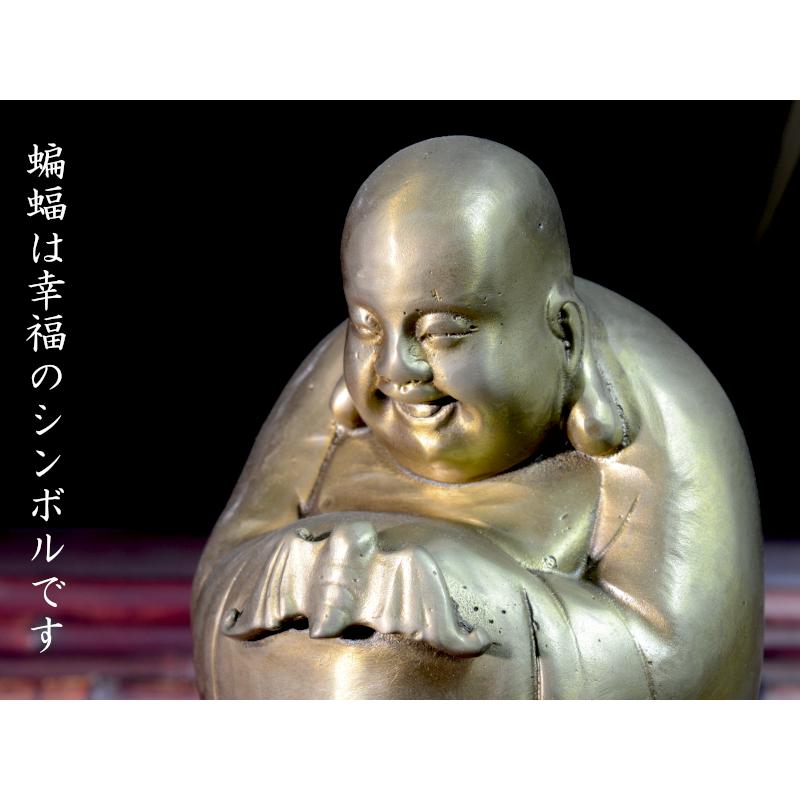 布袋の置物 銅製五福臨門布袋（福在目前）弥勒佛 宝くじ : 中国貿易