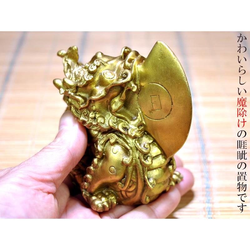 ヤアズの置物 魔除けの日月睚眦 一つ 風水グッズ : 中国貿易公司ctc