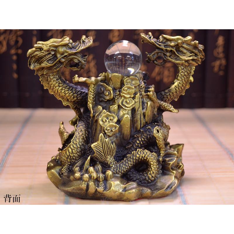 龍の置物 銅製上山双五爪龍 風水置物 : 中国貿易公司ctcオンライン