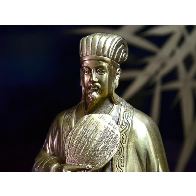 孔明の置物（大）銅製 : 中国貿易公司ctcオンラインショップ
