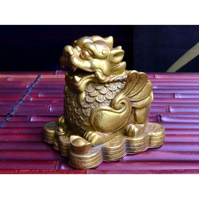 ヒキュウの置物 招財古銭貔貅 宝くじ : 中国貿易公司ctc