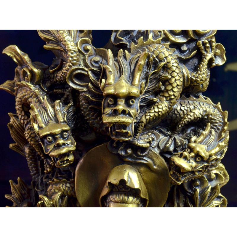 仏教美術 仏像 九龍観音 乗竜観音 銅製 仏像 彫刻 置物 開運 風水 仏教美術 仏像 九龍観音 乗竜観音 銅製 仏像 彫刻 置物 開運 風水