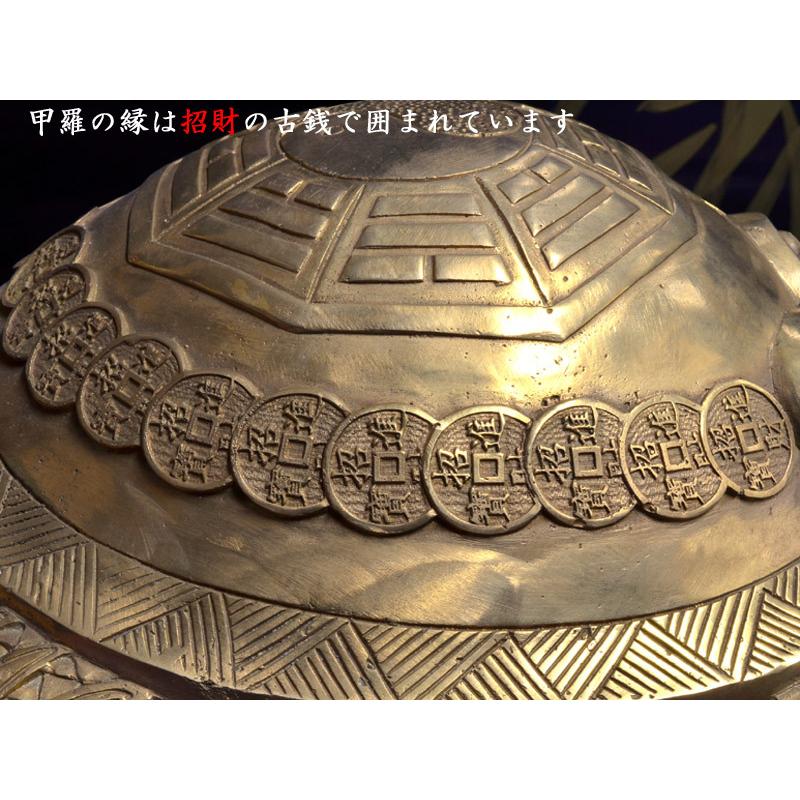 ロングイの置物 招財 太極大龍亀（ドラゴンタートル） : 中国貿易公司