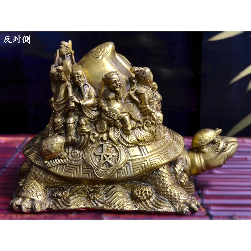 八仙人の置物 吉祥銅製八仙騎亀 風水グッズ : 中国貿易公司ctc