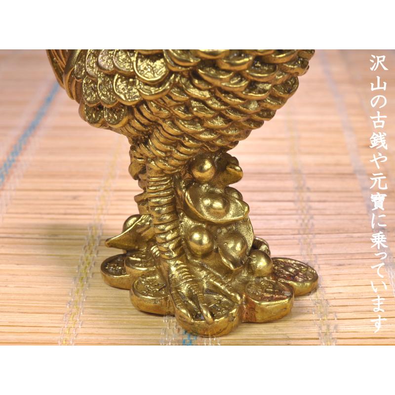 鶏の置物 招財銅製古銭鶏 : 中国貿易公司ctcオンラインショップ - 通販