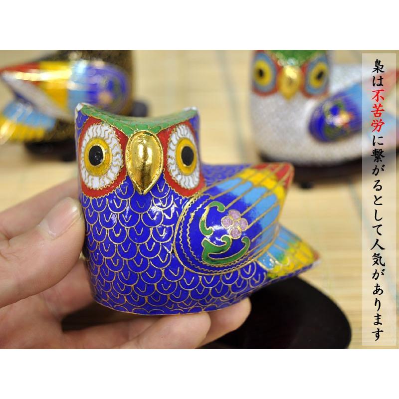 景泰藍 梟（フクロウ） : 中国貿易公司ctcオンラインショップ - 通販