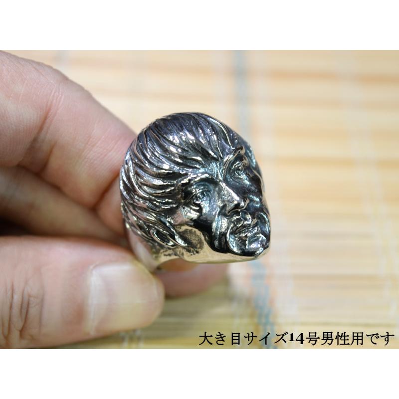 ブルース・リー様 ブルース・リー 銀の指輪 大きめ14号 : 中国貿易公司ctcオンライン