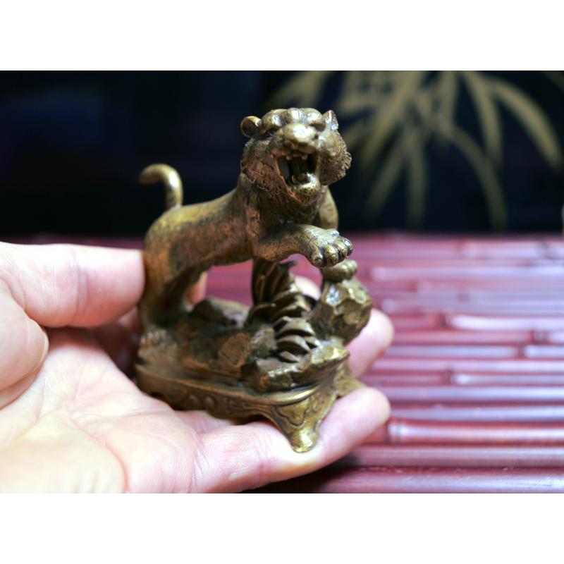 四神白虎の置物 運気改善 銅製白虎（びゃっこ）風水グッズ : 中国貿易