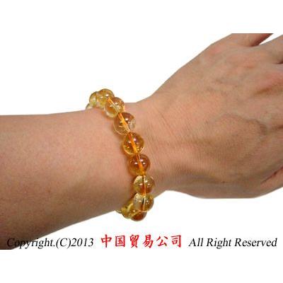 パワーストーン ブレスレット 黄水晶シトリン（11mm×18珠）金運の石