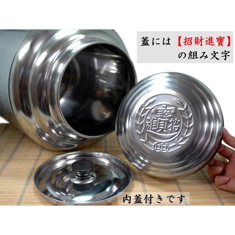 中国 錫 茶缶 2点セット 錫茶則 ちゃそく＋錫 茶杓 ちゃ