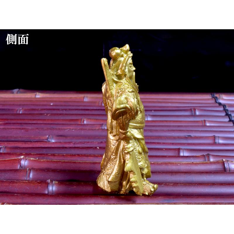 関羽の置物 金の関羽立像（小） : 中国貿易公司ctcオンラインショップ
