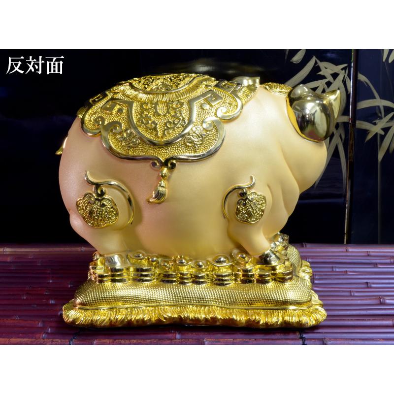 金豚貯金箱（金沙大福大発金豚）招財の風水インテリア : 中国貿易公司