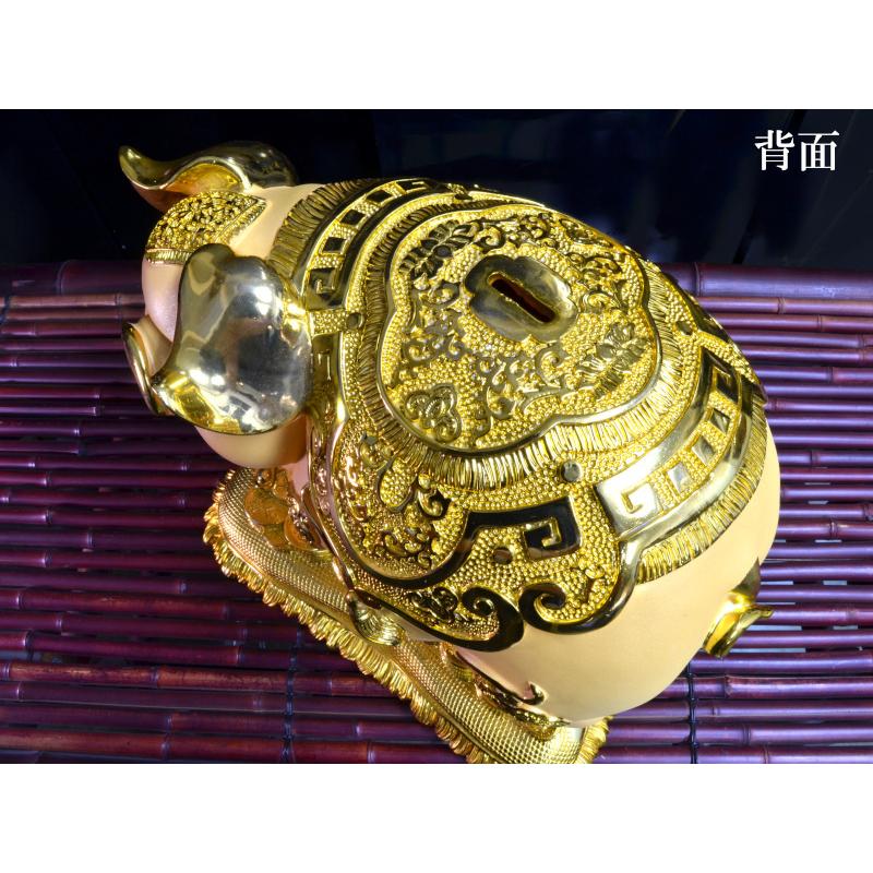 金豚貯金箱（金沙大福大発金豚）招財の風水インテリア : 中国貿易公司